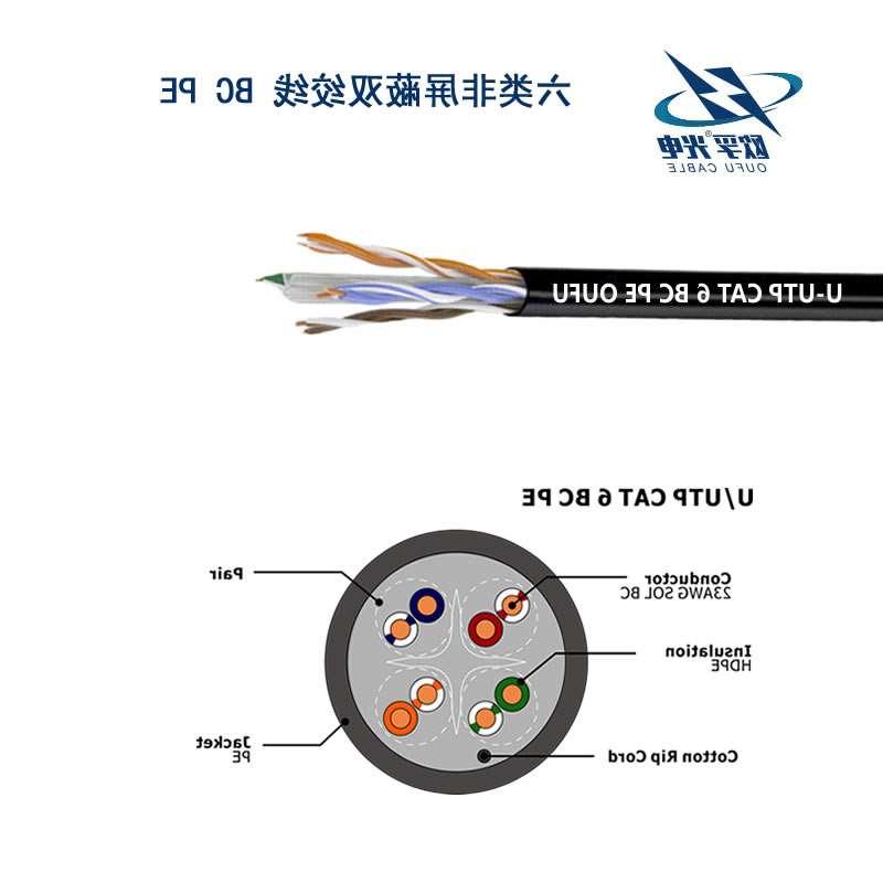 宝鸡市U/UTP6类4对非屏蔽室外电缆(23AWG)
